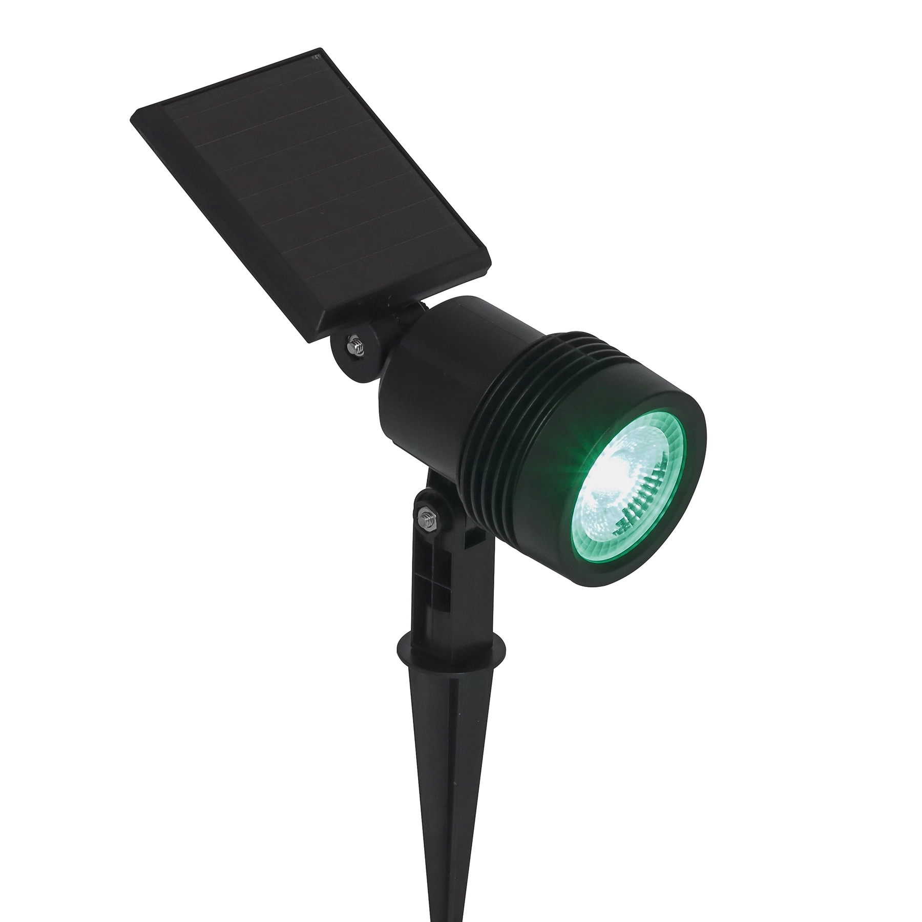 Spot Espeto Solar para Jardim LED Luz Verde 20lm IP54 Inspire