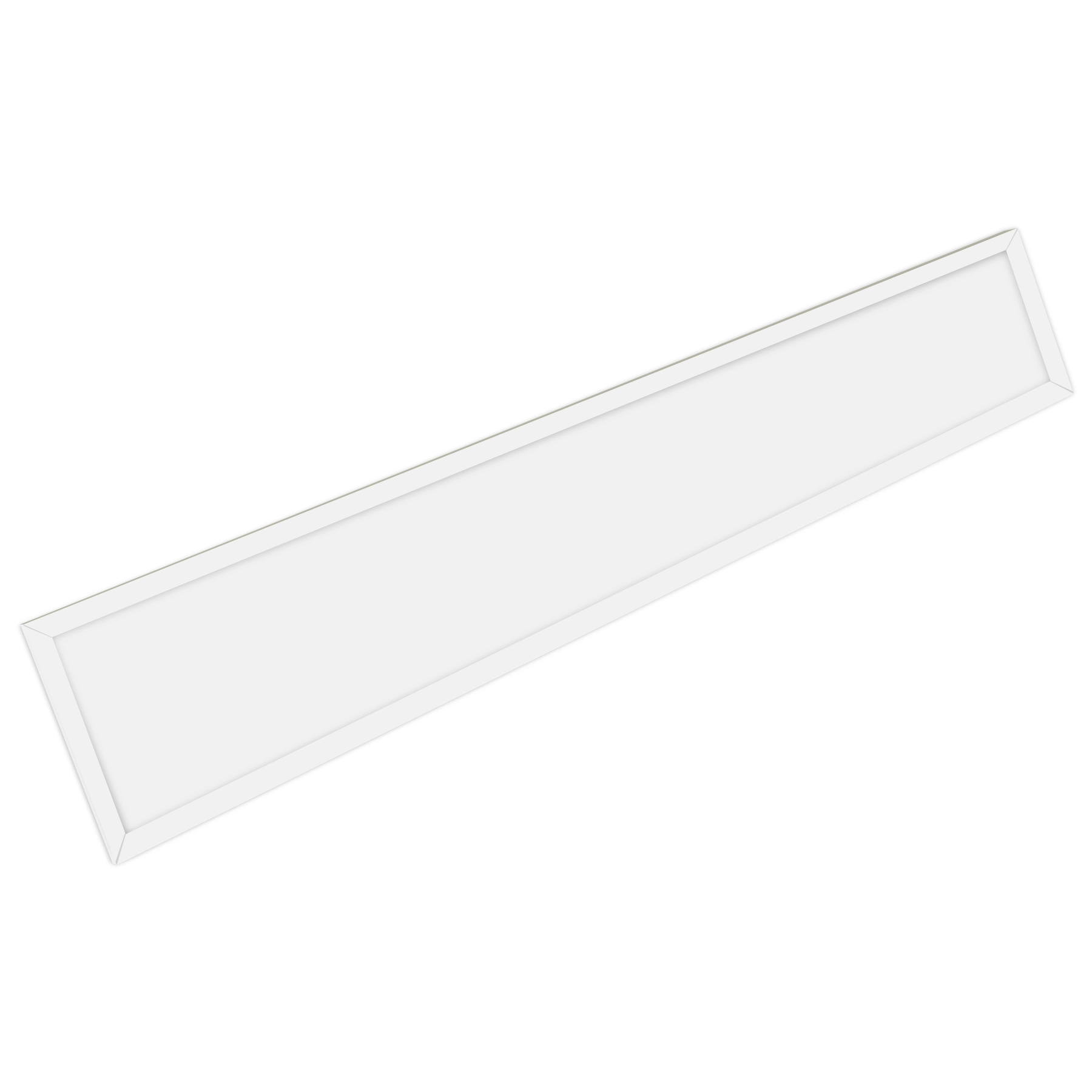 Painel de Led Embutir Retangular Luz Branca 48W Inspire 122x32cm Branco Bivolt