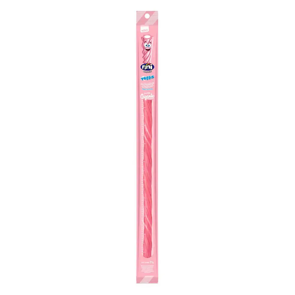 Regaliz Fini Tubes Super Gigante Iogurte 27g