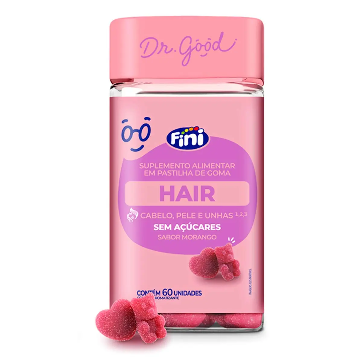 Suplemento Alimentar Fini Dr. Good Hair 60 Pastilhas