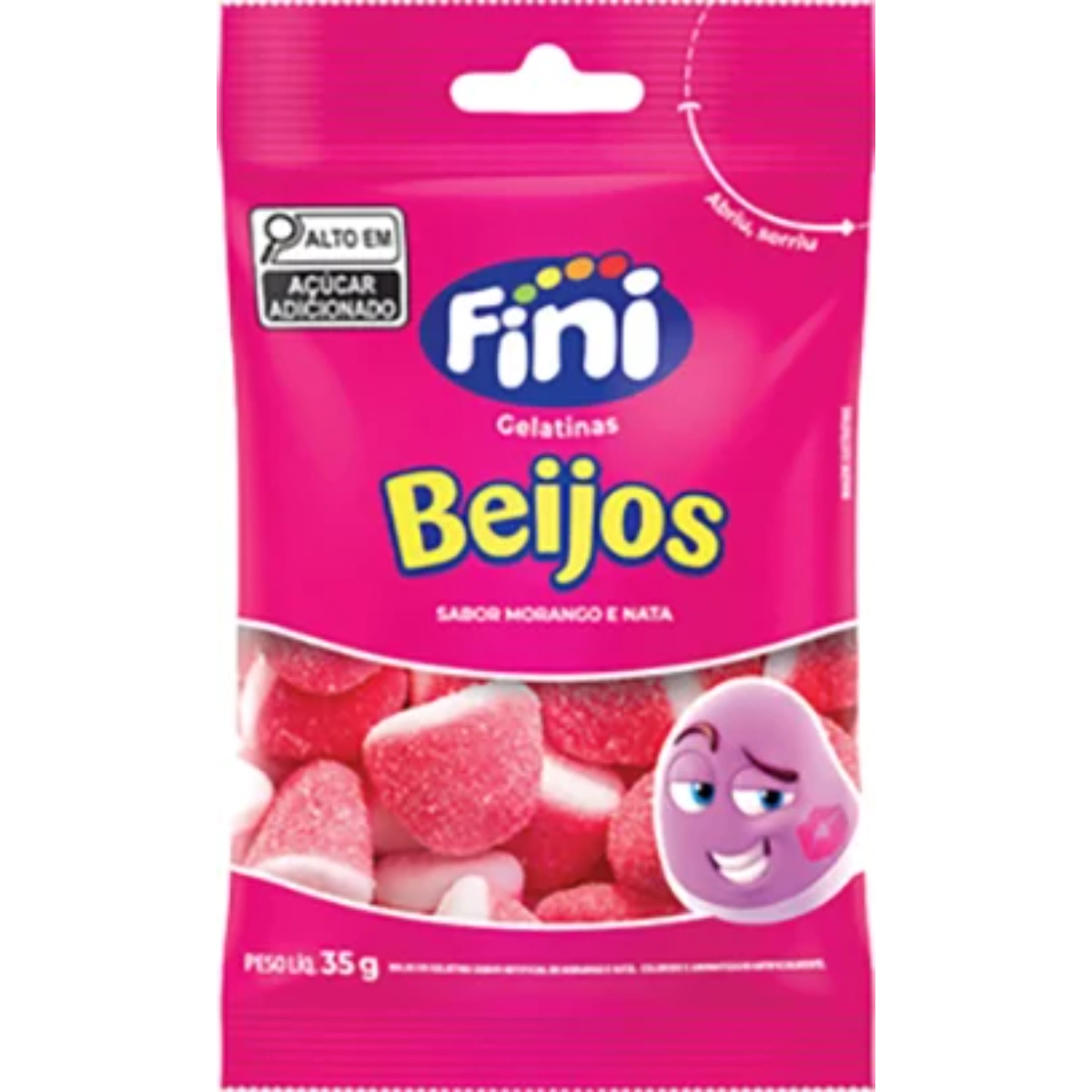 Bala Gelatina Beijos 35g 111030b12411 Fini