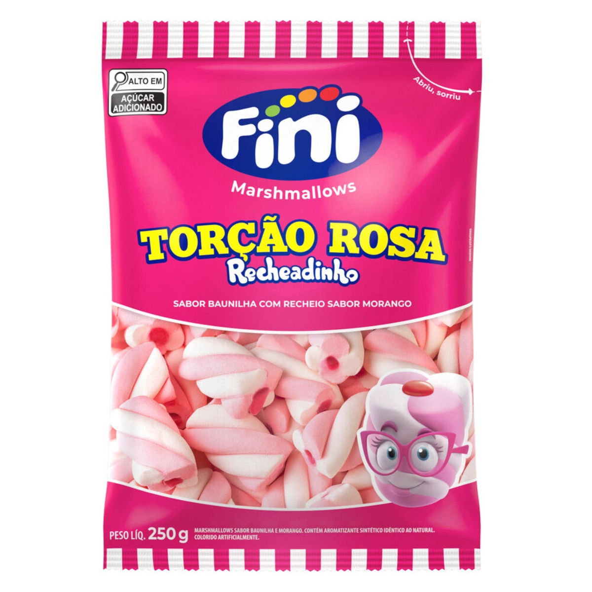 Guloseimas Fini Marsh 80g Rech Bco/rosa