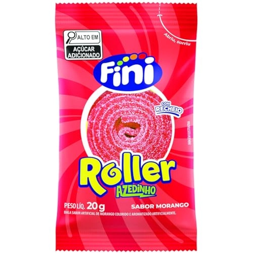 Tiras Roller Morango 20g Fini