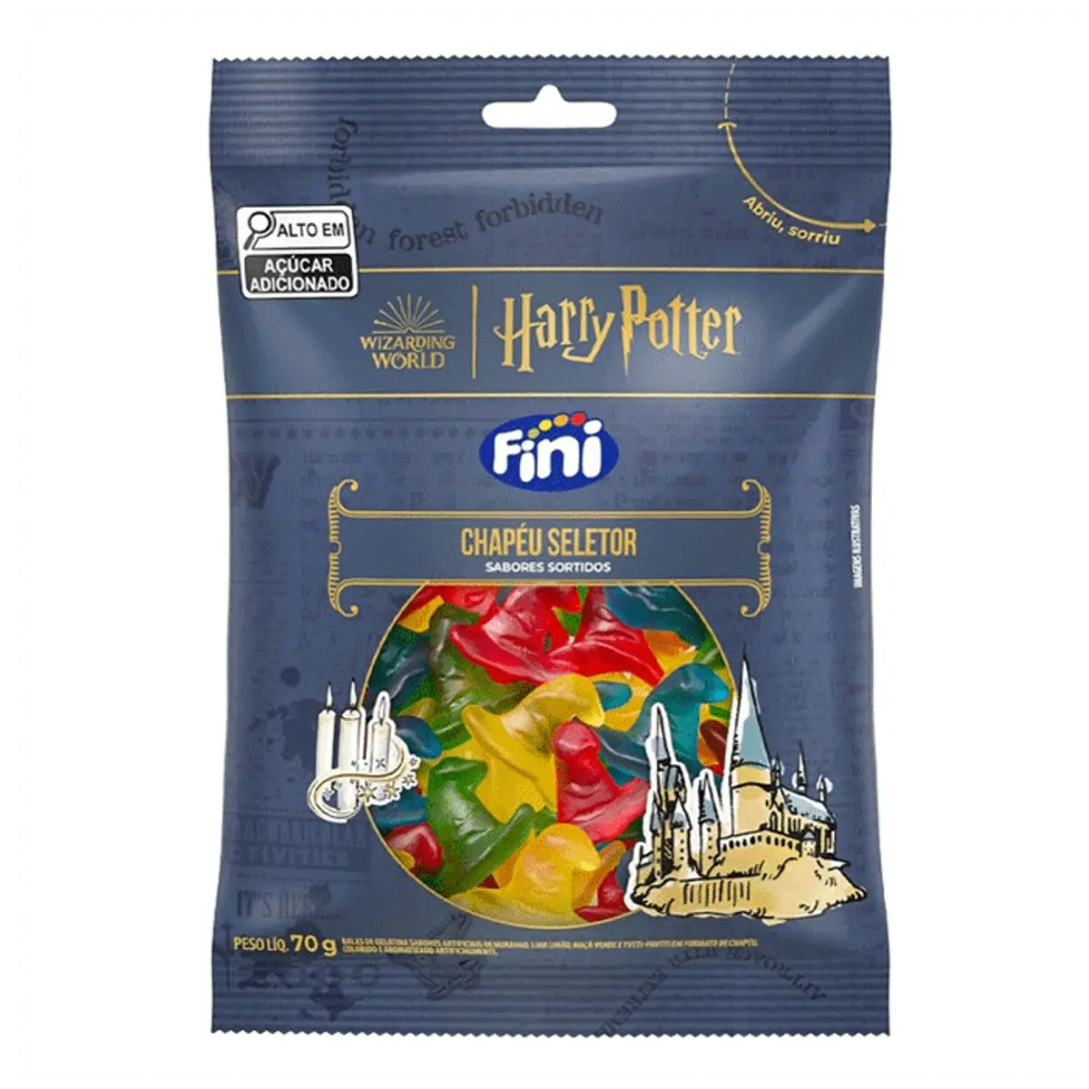 Bala Tubo Fini Chapéu Seletor 70g