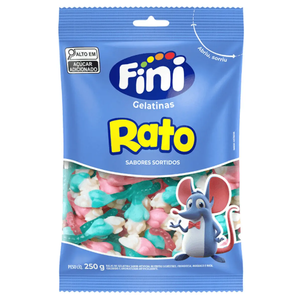Bala Gelatina Rato 250g 111250r06801 Fini