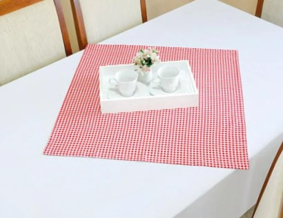 Toalha Cha Renda Flores 78x78cm 39078 Beija Flor
