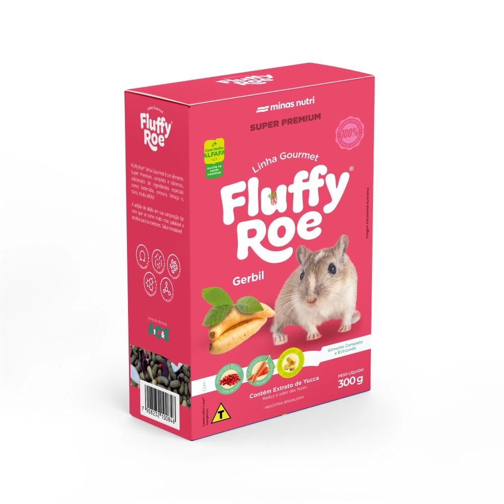 Fluffy Roe Gourmet Gerbil 300gr