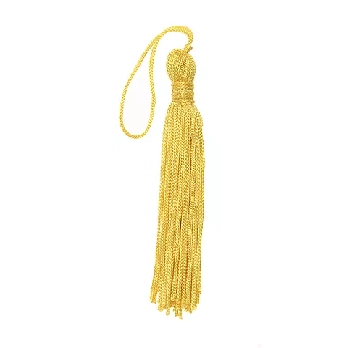 Tassel Pingente 7cm Cor 110 Amarelo Ouro C/10 Nybc