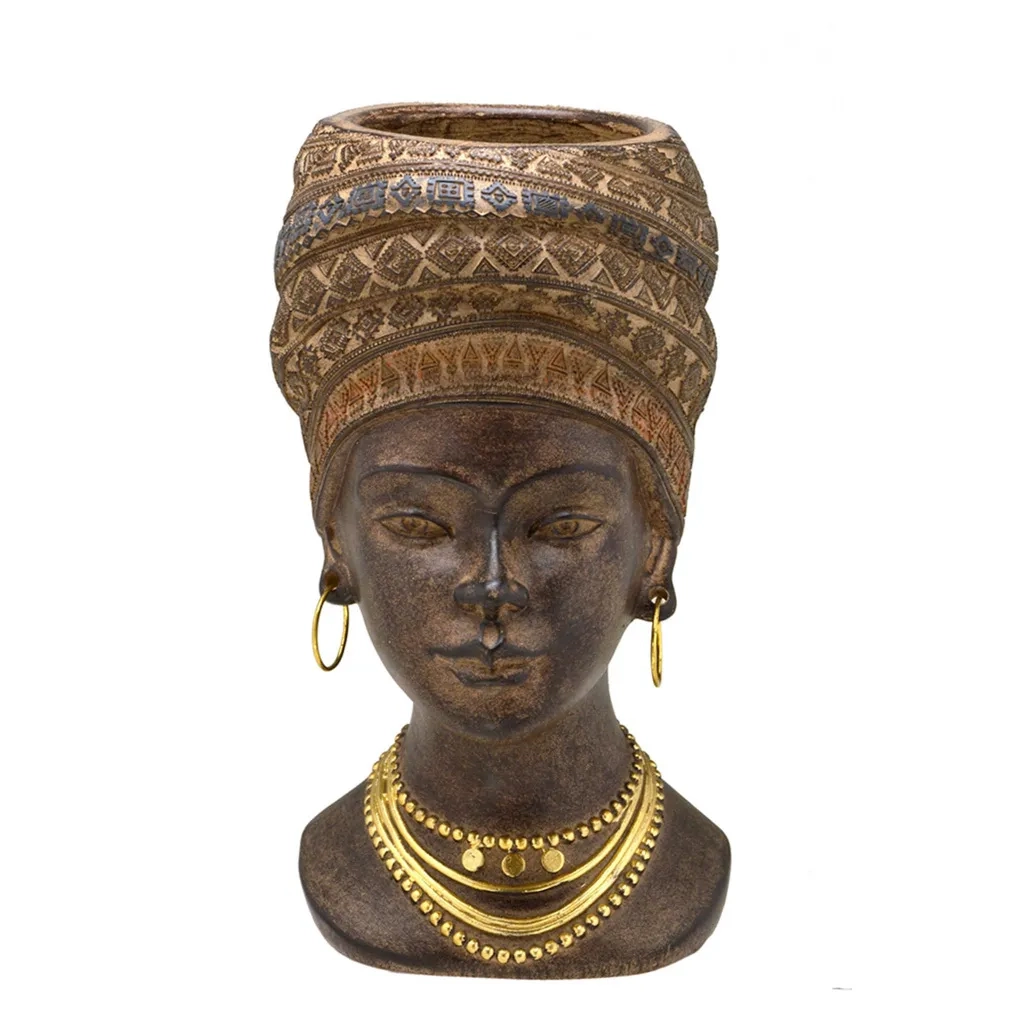 Vaso Africana Decor Rustico 585 038 Mabruk