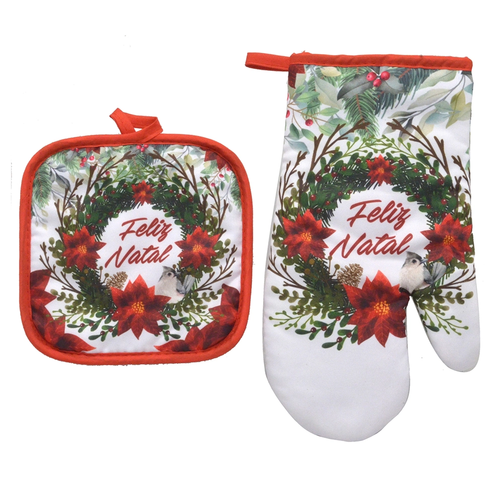 Kit Cozinha 2 Pcs Natal 483 068 Mabruk