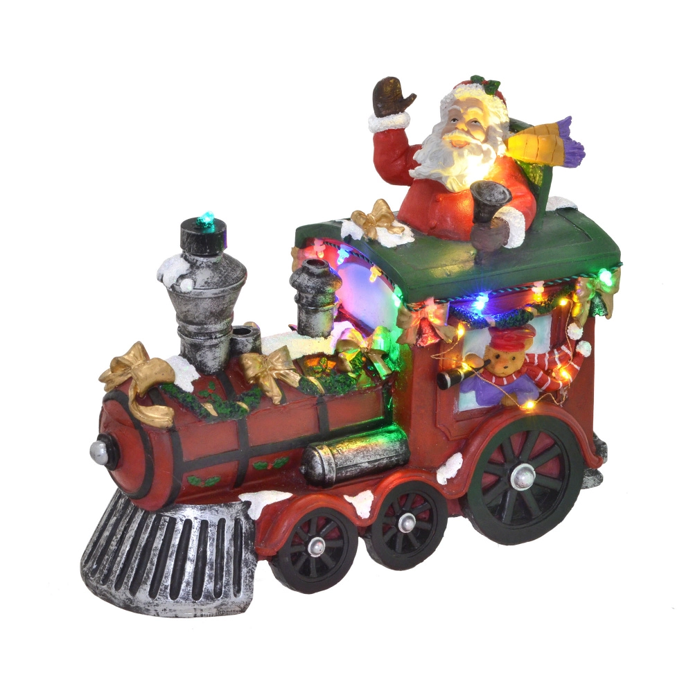 Enfeite Natal Trem Som Luz 501 038 Mabruk