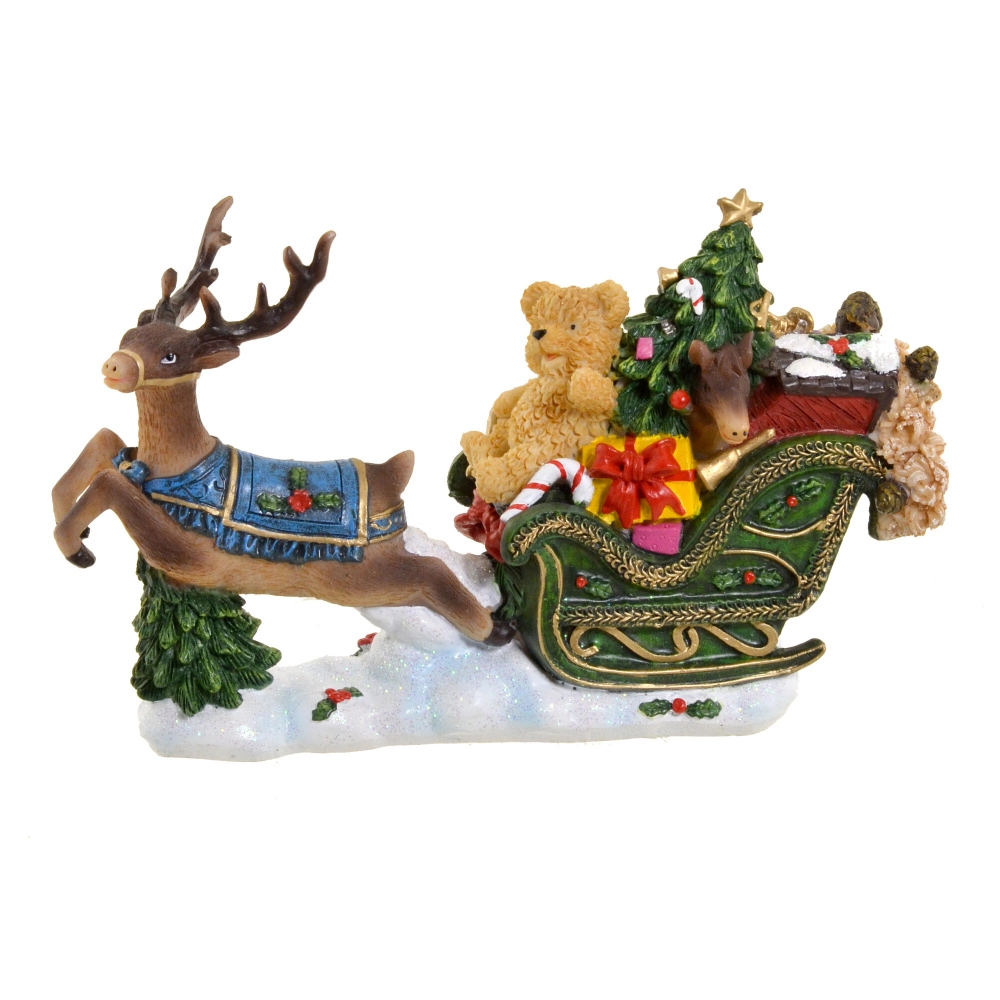 Enfeite Natal Treno Urso Luz 106 160 Mabruk