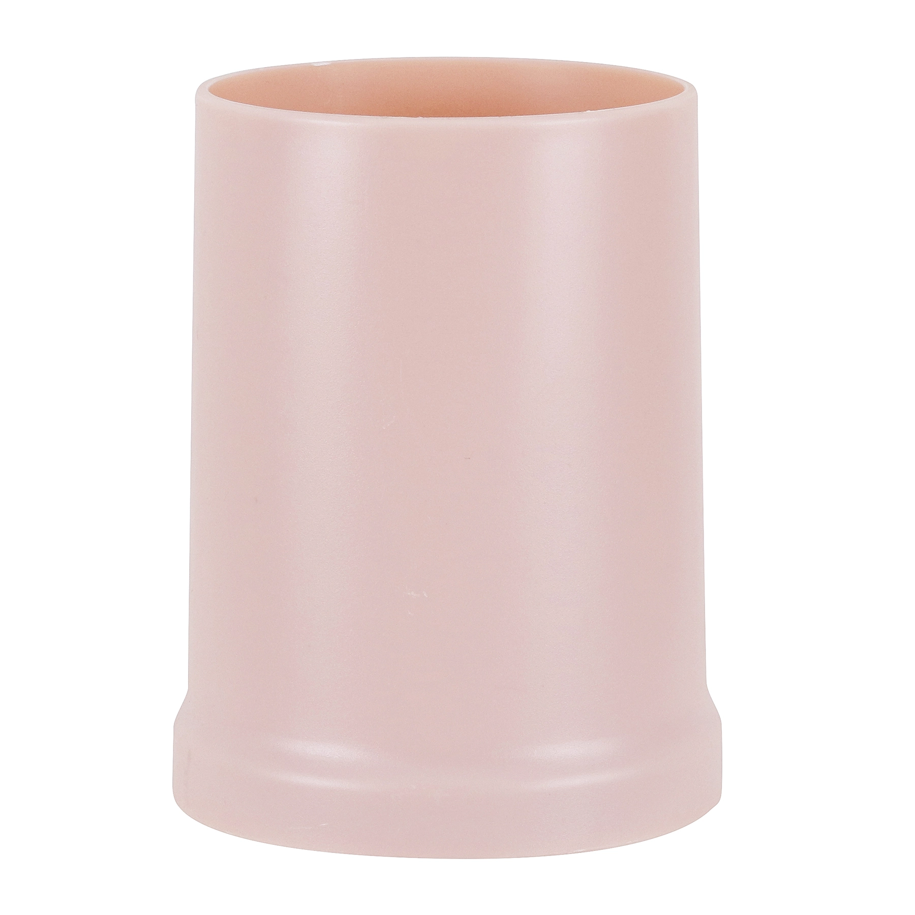 Porta Escova de Dente de Bancada para Banheiro Plástico Rosa Claro Toilet Espressione