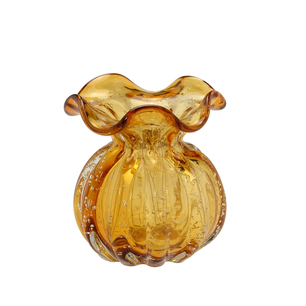 Vaso Decorativo Mabruk 513 085 Murano Amarelo