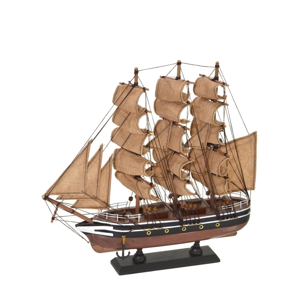 Enfeite Barco Madeira P 261 068 Mabruk