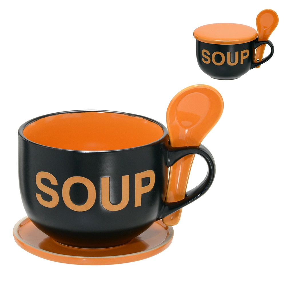 Caneca Ceramica Sopa 470ml 52 028 Mabruk