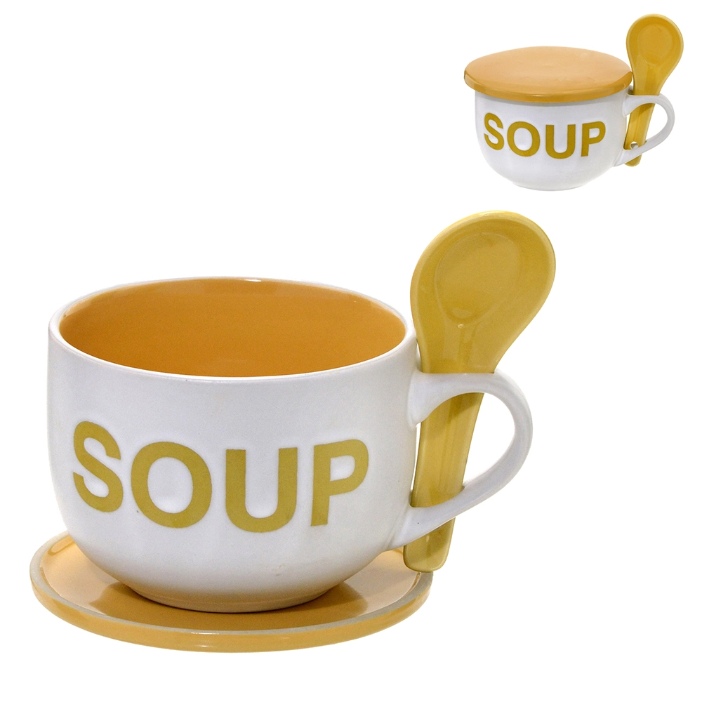 Caneca Ceramica Sopa 470ml 52 032 Mabruk