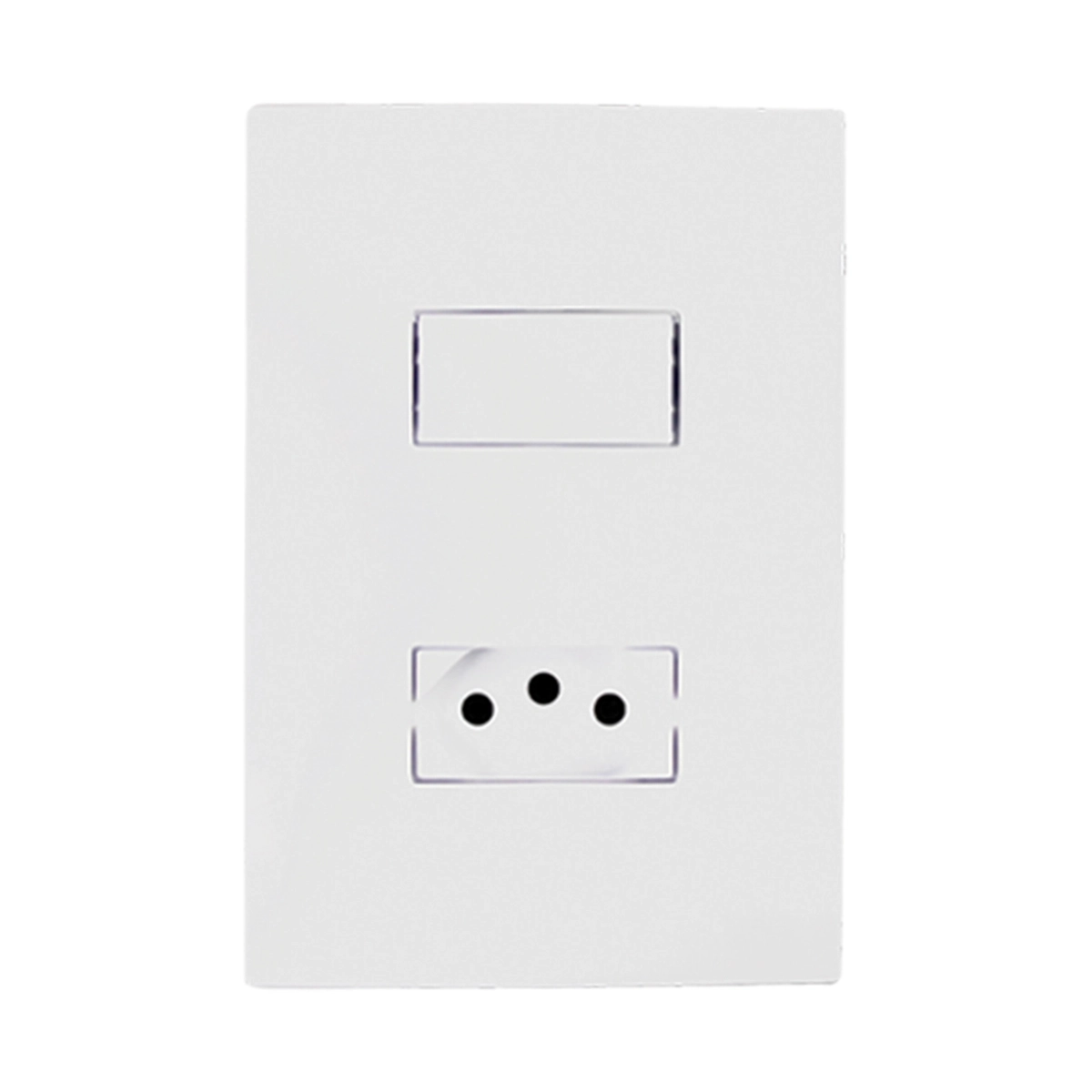 Interruptor 1 Tecla Simples E Tomada 10a Linha I9 - Ilumi