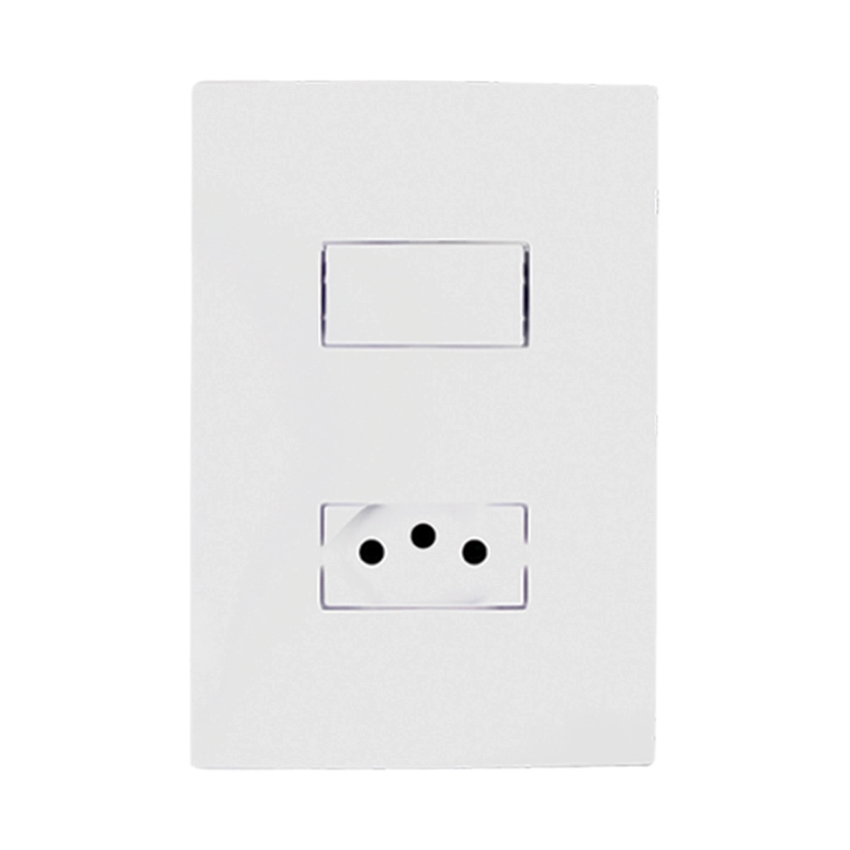 Interruptor 1 Tecla Simples E Tomada 20a Linha I9 - Ilumi
