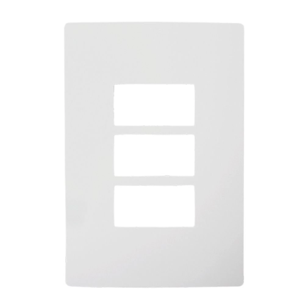 Placa 4x2 3 Posto Com Suporte 96100 - Ilumi