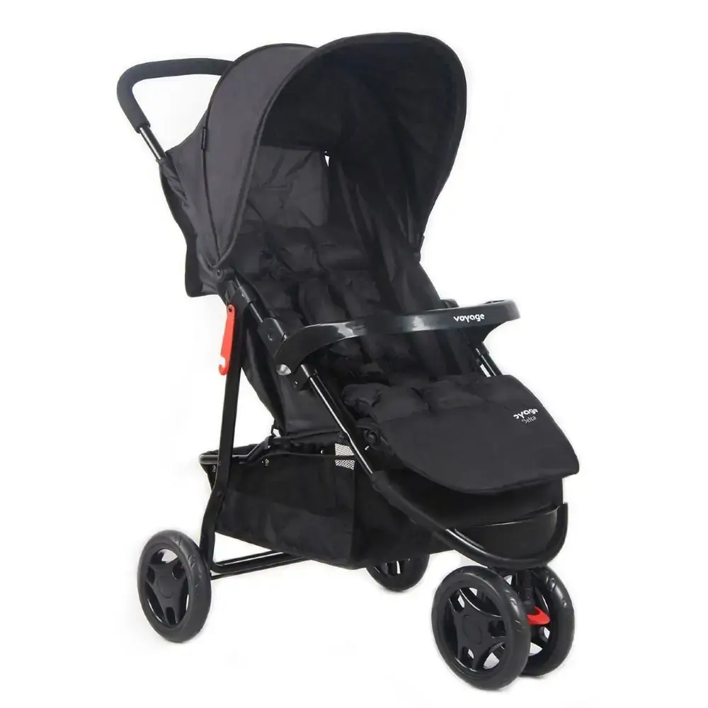 Carrinho de Passeio - Delta - Preto - Voyage