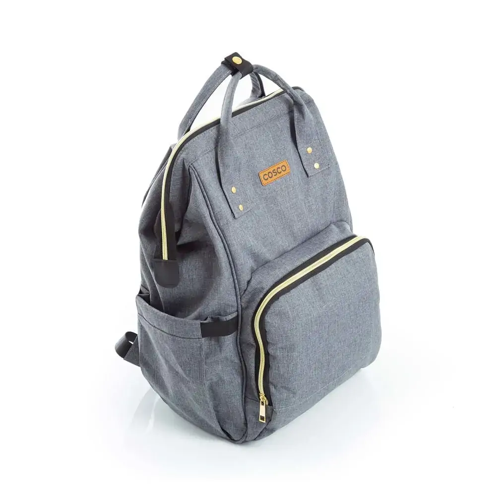 Mochila Multifuncional Peggy Cosco Cinza Mescla