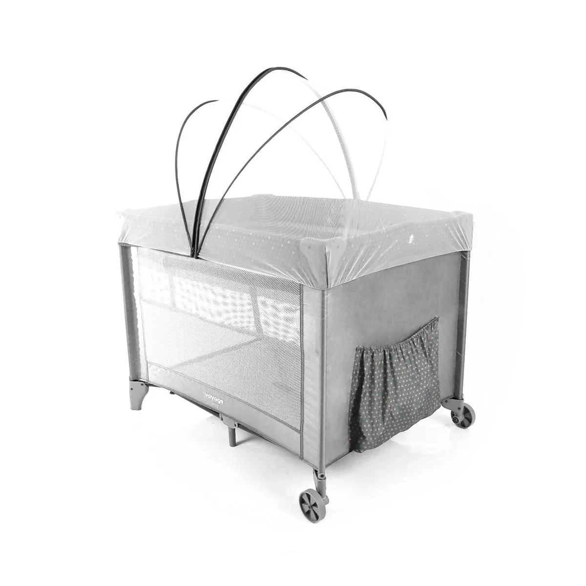 Berço Portátil Sleep até 15Kgs Voyage- Cinza