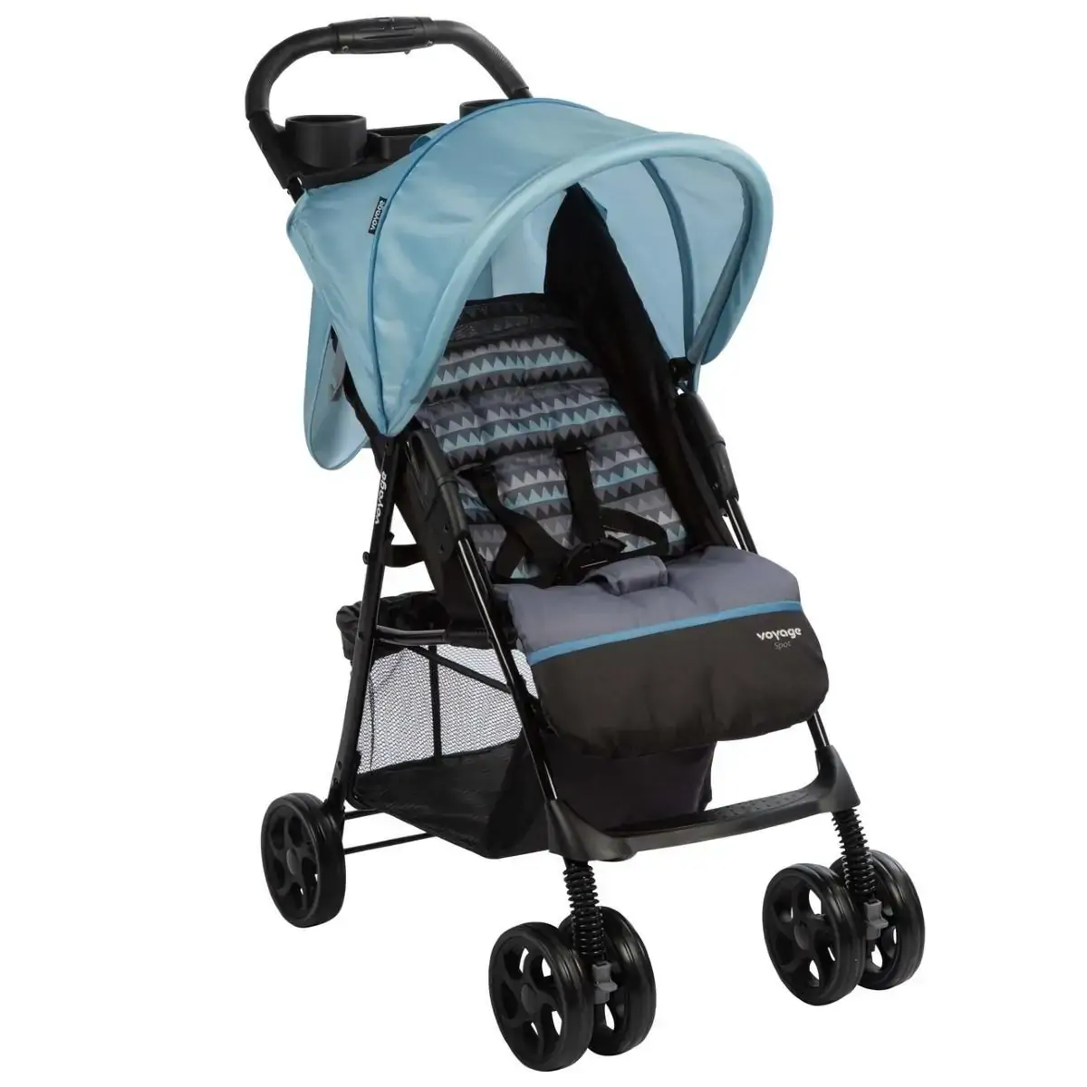 Carrinho De Passeio Para Bebê Spot (Até 15kg) Azul - Voyage