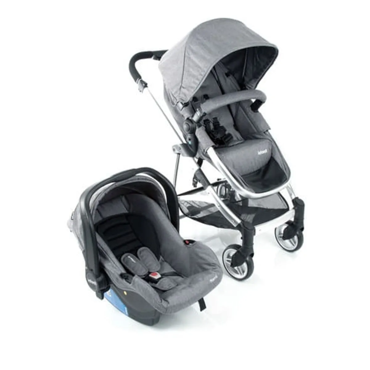 Travel System Epic Lite Duo Infanti - Grey Steel