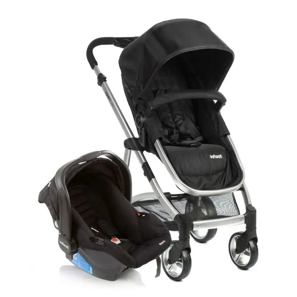 Travel System Epic Lite Duo Black Deep Infanti