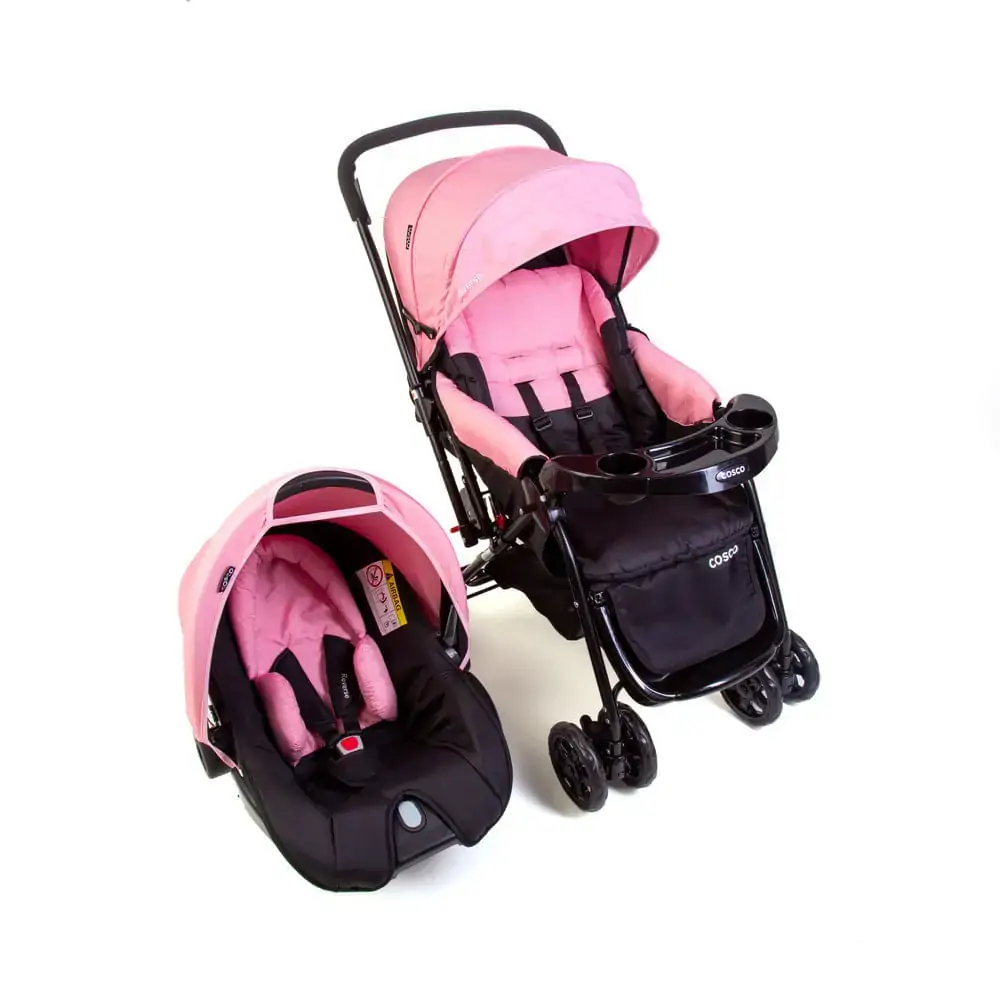 Travel System Reverse Cosco Rosa Rajado