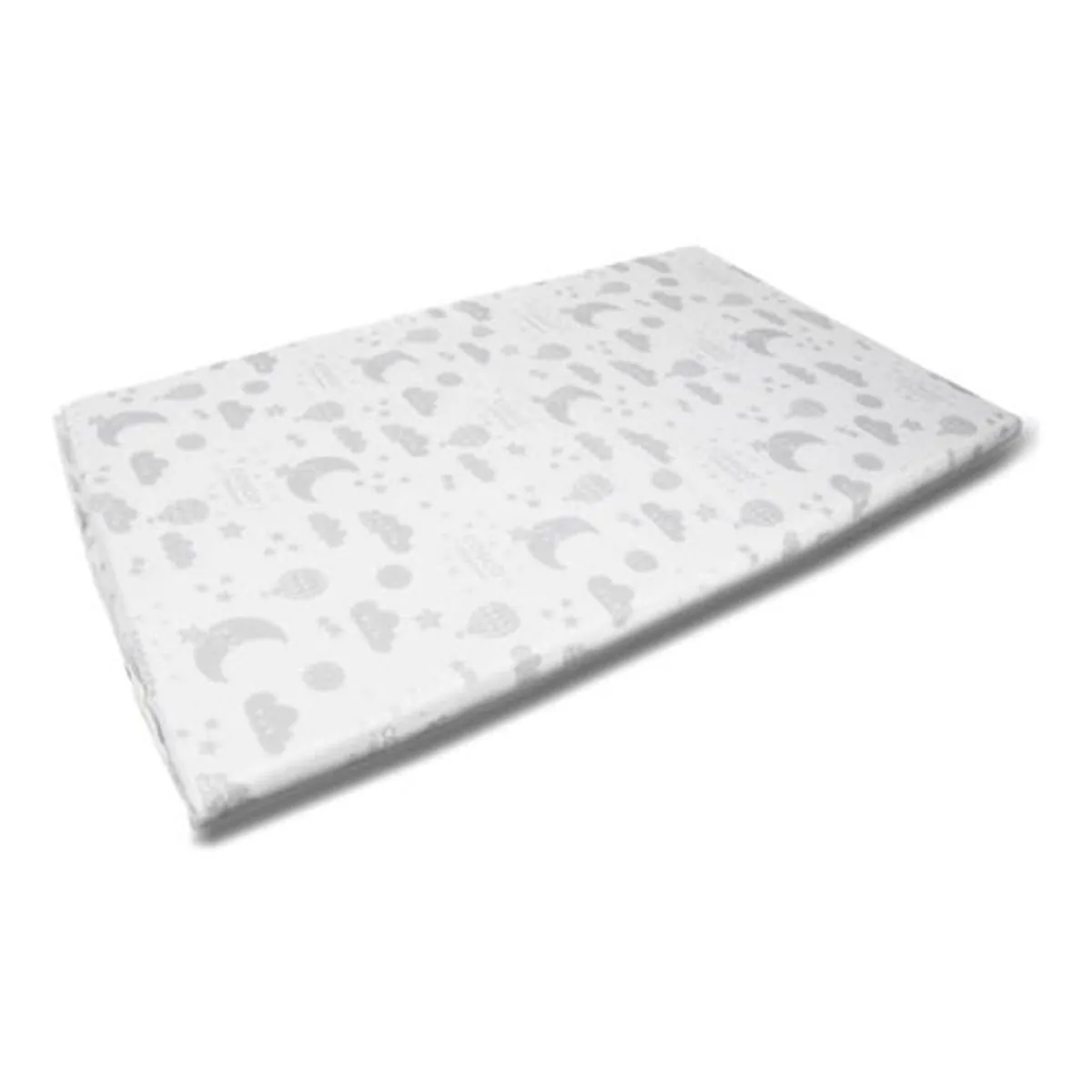 Colchonete para Berço TAM 3 (101x66x4) Cosco Branco Estampado