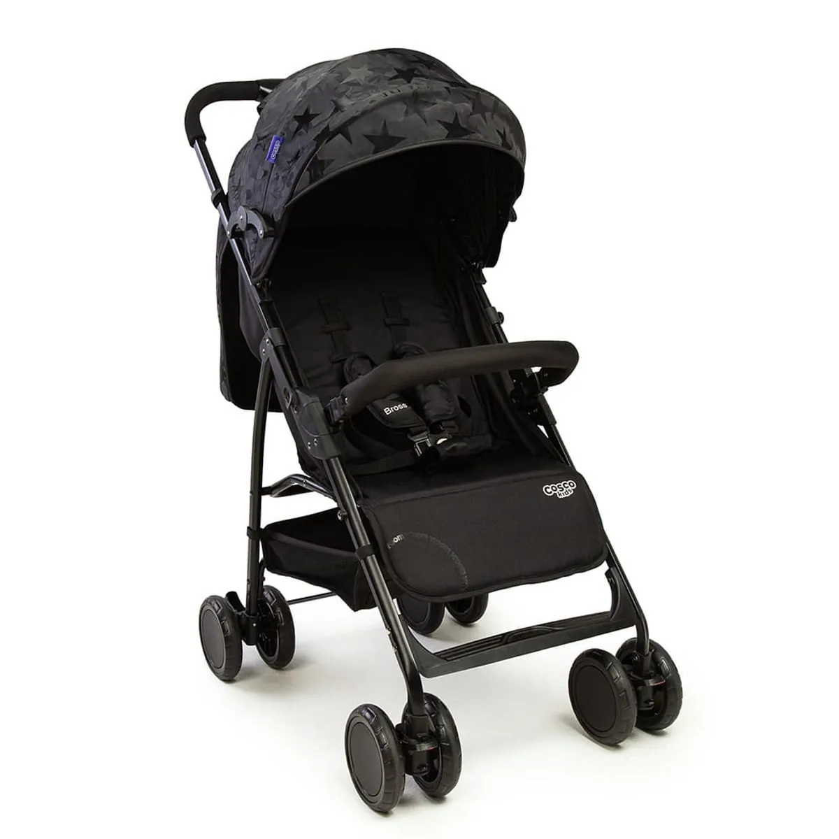 Carrinho de Bebê Bross Preto Estrela - Cosco