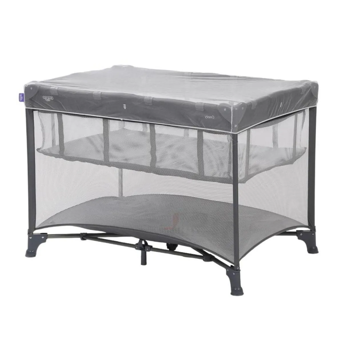 Berço Portátil Cozzy Cinza Lápis - Cosco Kids