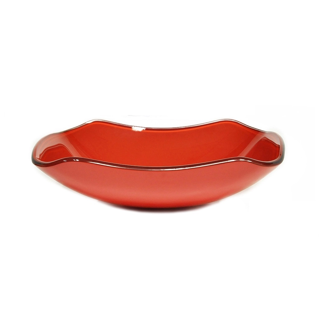 Cuba De Vidro Abaulada 51cm Vermelho Ferrari