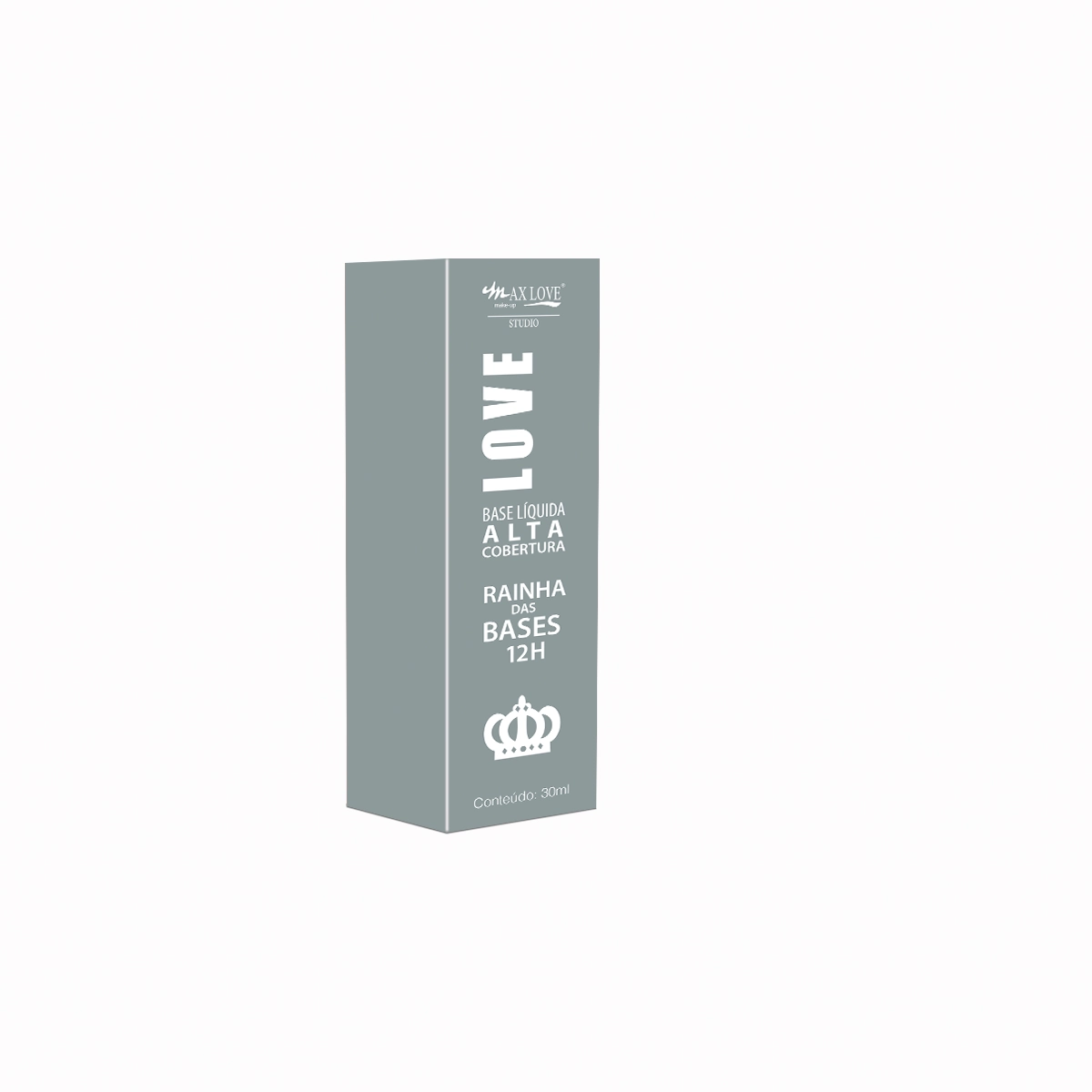 Base Max Love Alta Cobertura Rainha N.604 30ml