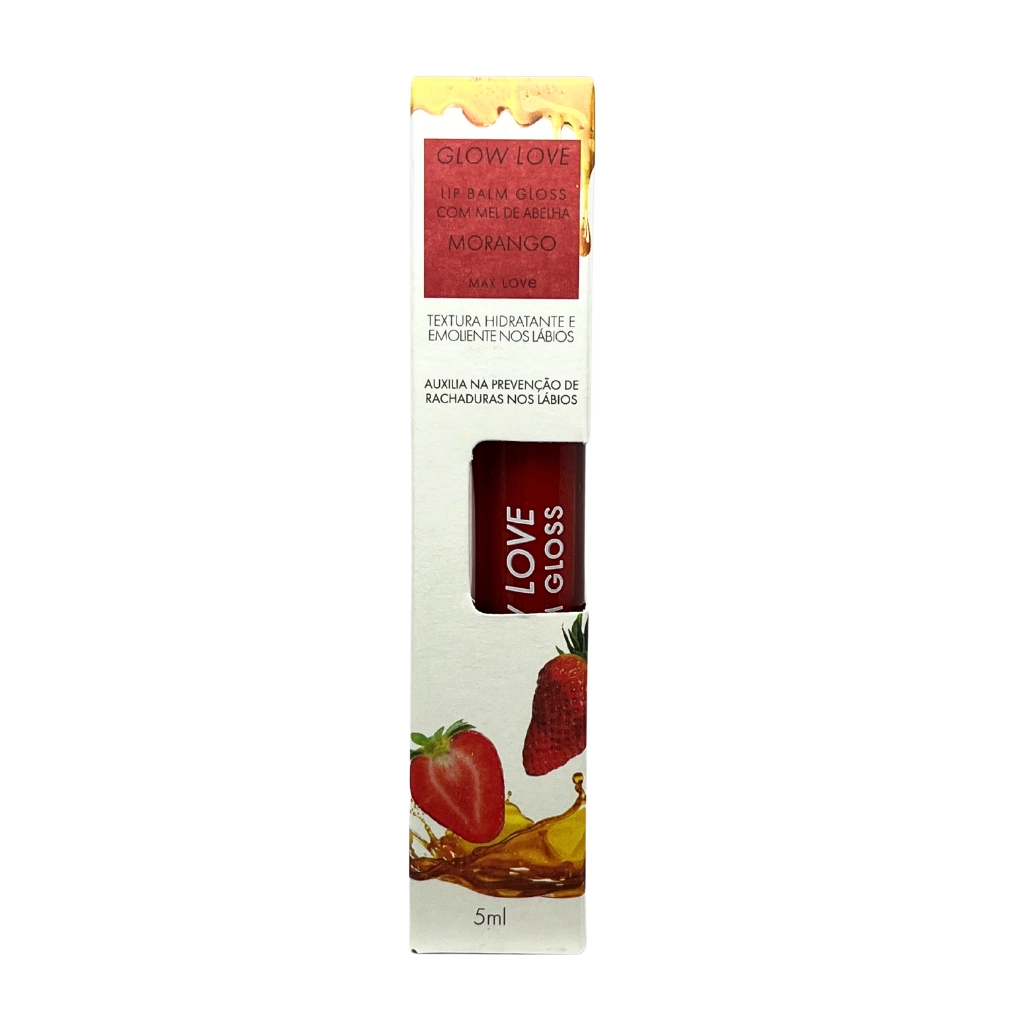 Lip Balm Max Love Gloss Morango N.418 5ml