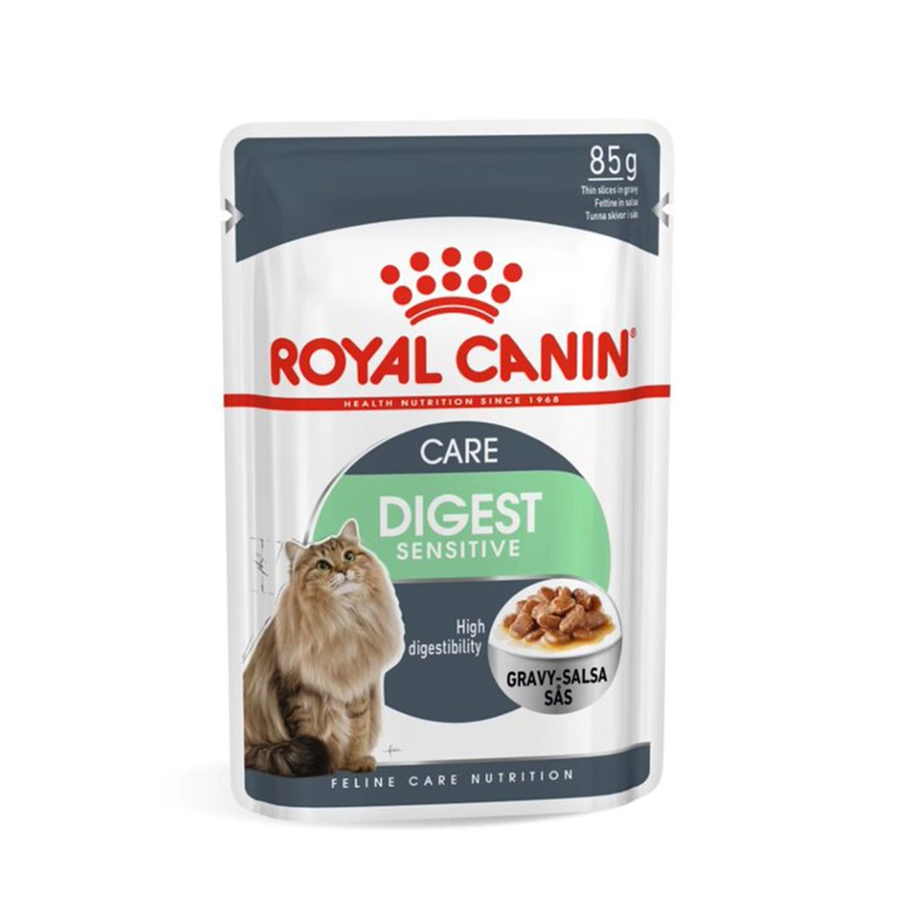 Ração úmida Royal Canin Sachê Digest Sensitive Para Gatos 85 G