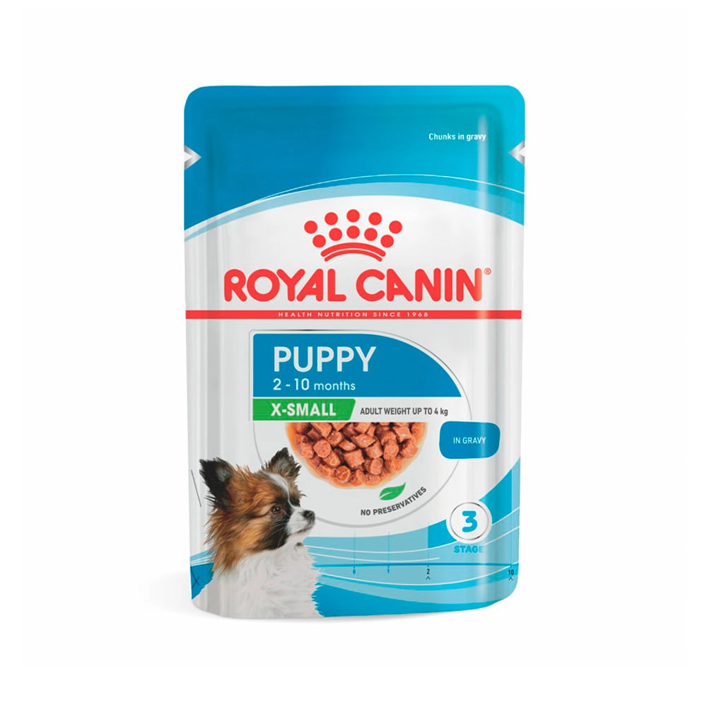 Ração úmida X Small Puppy Para Cães De 2 A 10 Meses Royal Canin 85g