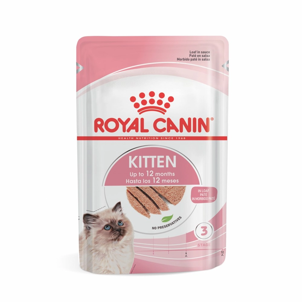 Ração úmida Kitten Gatos Filhotes Royal Canin 85g