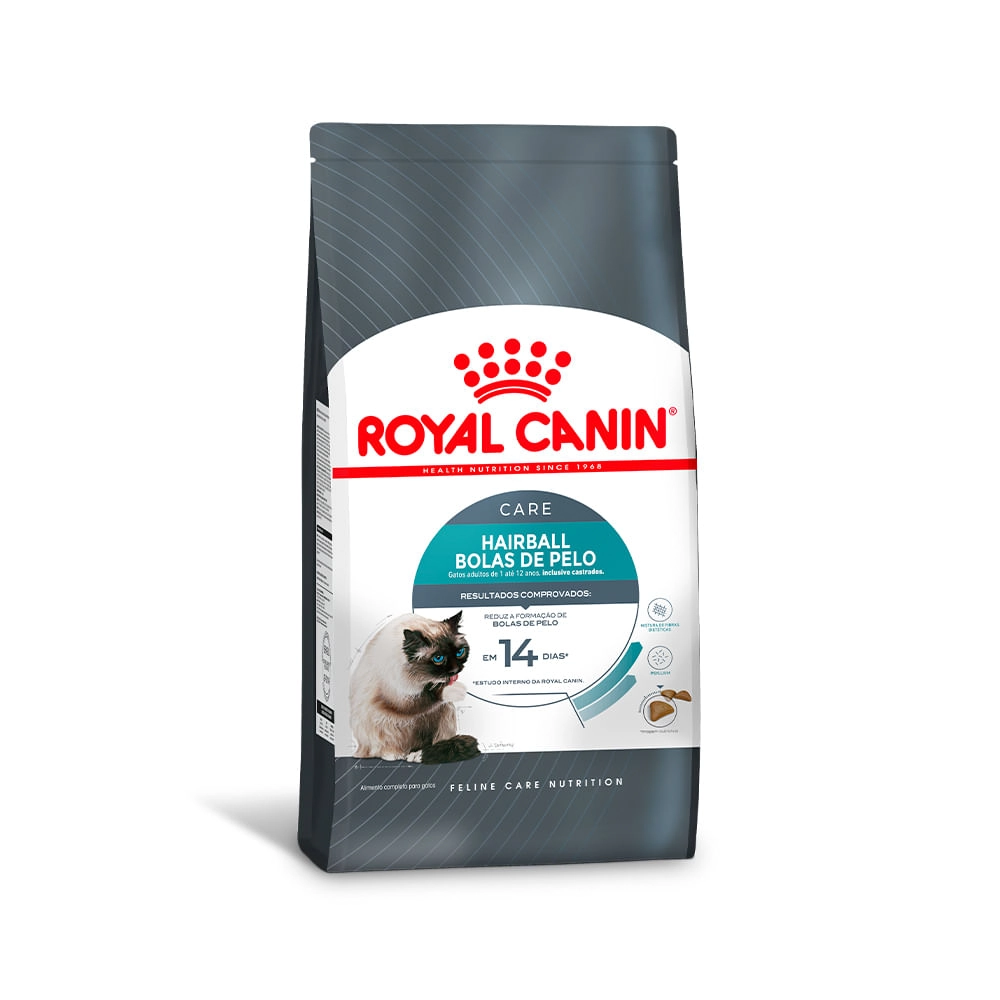 Ração Hairball Care Bolas De Pelo Para Gatos Adultos Royal Canin 3kg