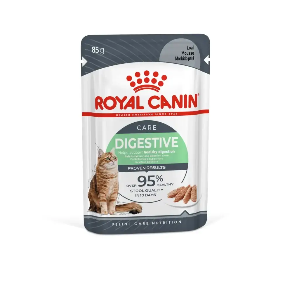 Alimento úmido Para Gatos Care Digest Sensitive Royal Canin Sachê 85g