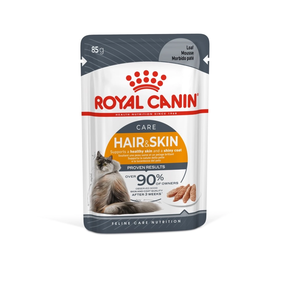Ração úmida Royal Canin Pele Pelagem Para Gatos 85g