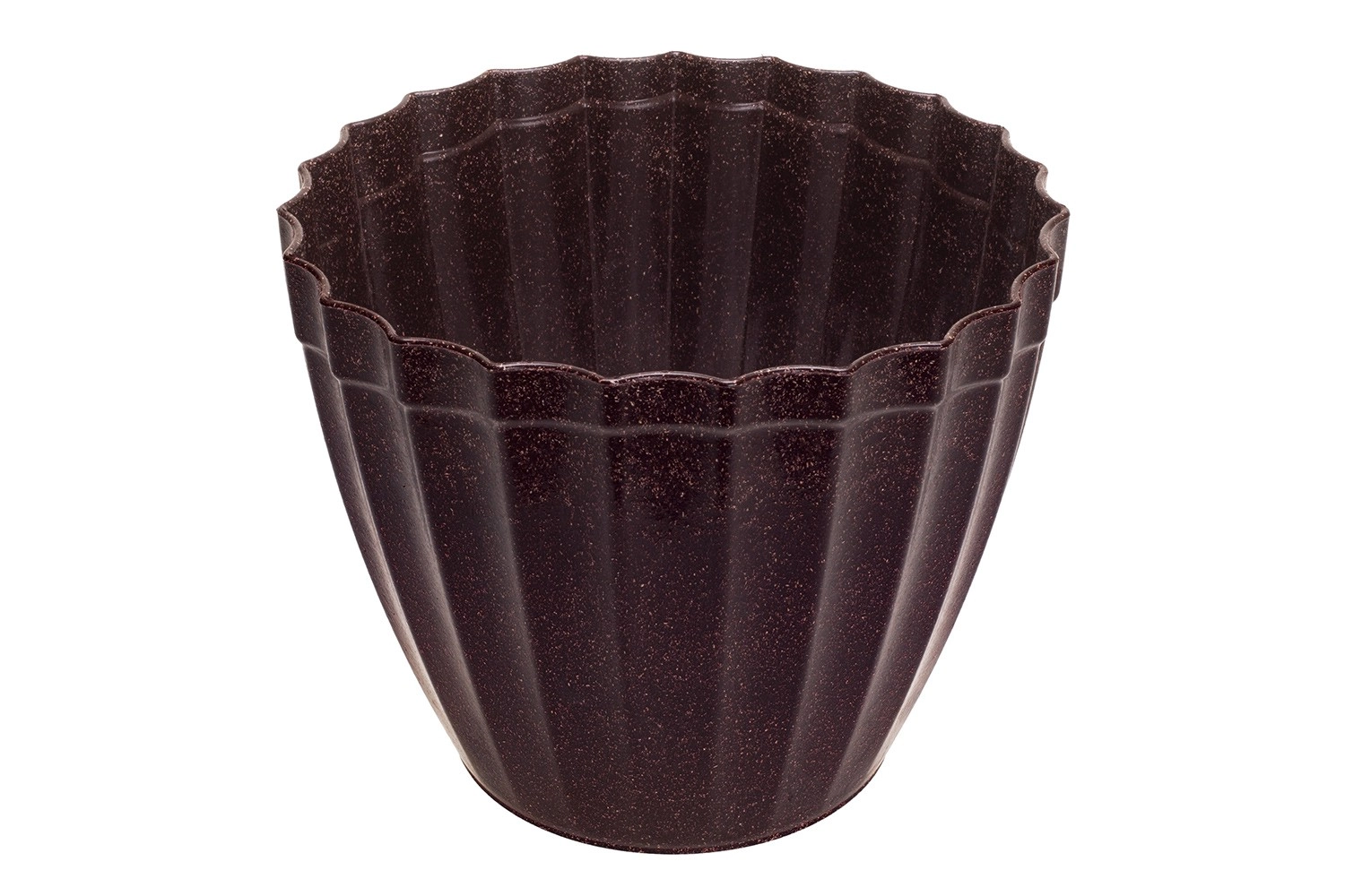 Vaso Plissado G Imbuia