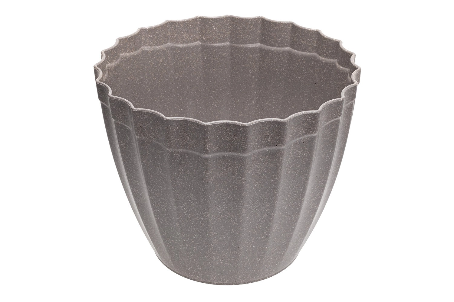 Vaso Plissado G Cinza Petra 7496 Evo