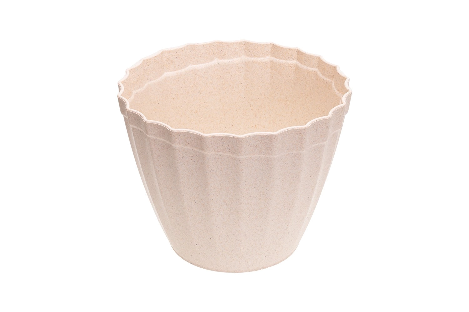 Vaso Plissado M Marfim