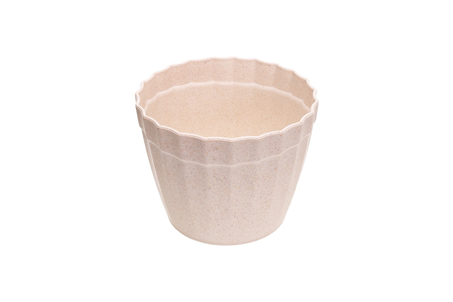 Vaso Plissado P Marfim