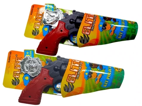 Brinquedo Conjunto Pistola De Plstico C/ Acessrios