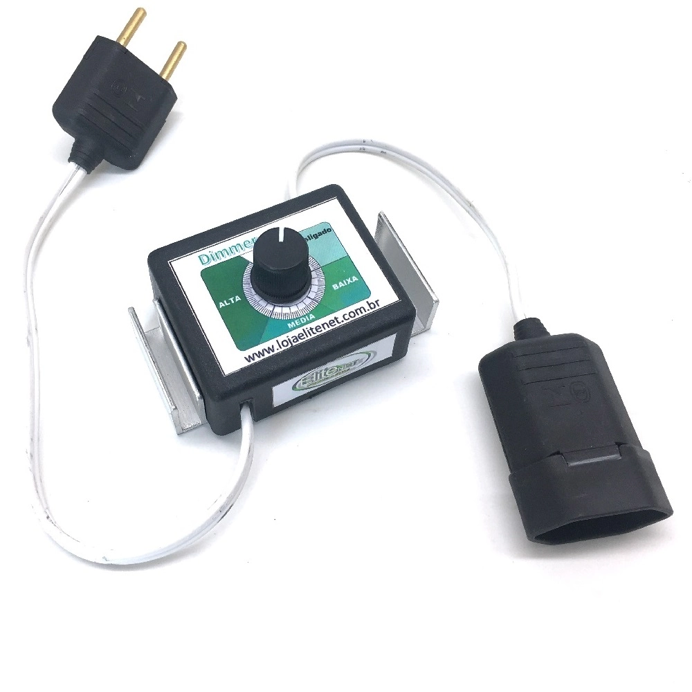 Controle Para Exaustor De Cozinha, Churrasqueira Ou Banheiro Dimmer , Dimer (regulador De Velocidade) Diminui O Ruido