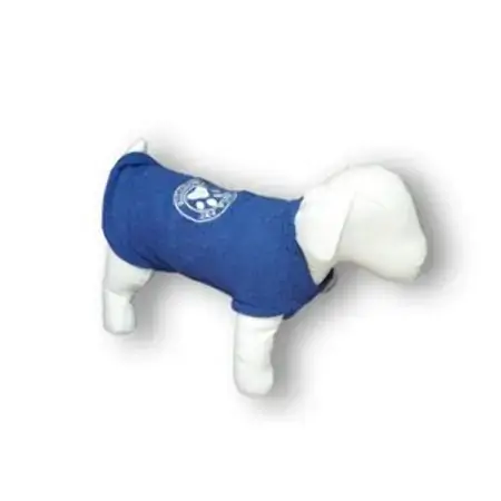 Blusa Soft Canelada Azul Tamanho 06 Fãbrica Pet Un